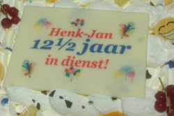 Henk Jan Makaske 12,5 jaar in dienst!
